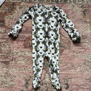 Kate Quinn bamboo butterfly footie